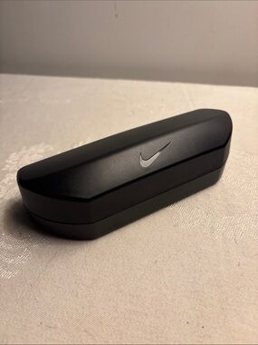 Nike Black Hard Sunglasses Case with Black Swoosh